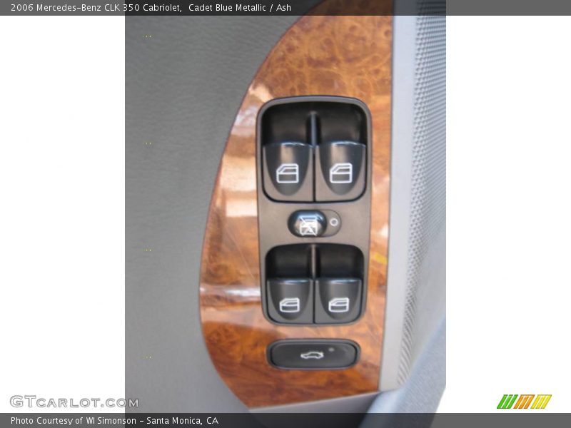 Cadet Blue Metallic / Ash 2006 Mercedes-Benz CLK 350 Cabriolet
