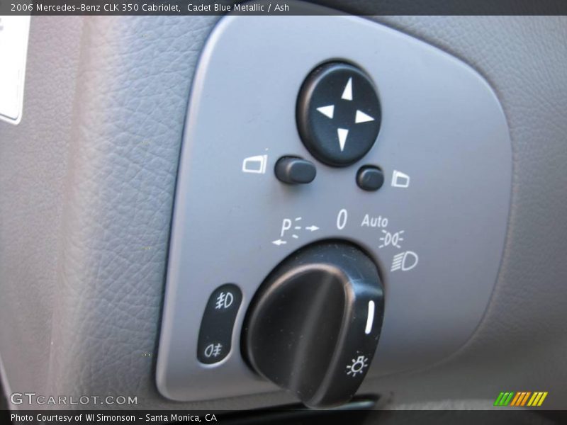Cadet Blue Metallic / Ash 2006 Mercedes-Benz CLK 350 Cabriolet