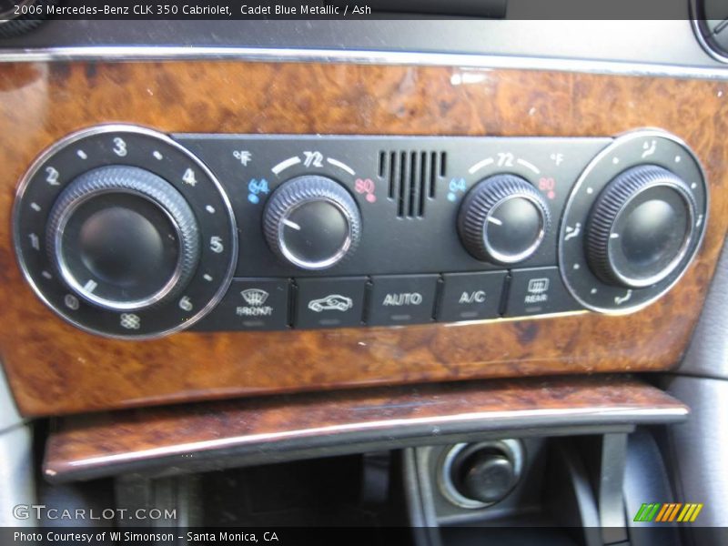 Cadet Blue Metallic / Ash 2006 Mercedes-Benz CLK 350 Cabriolet