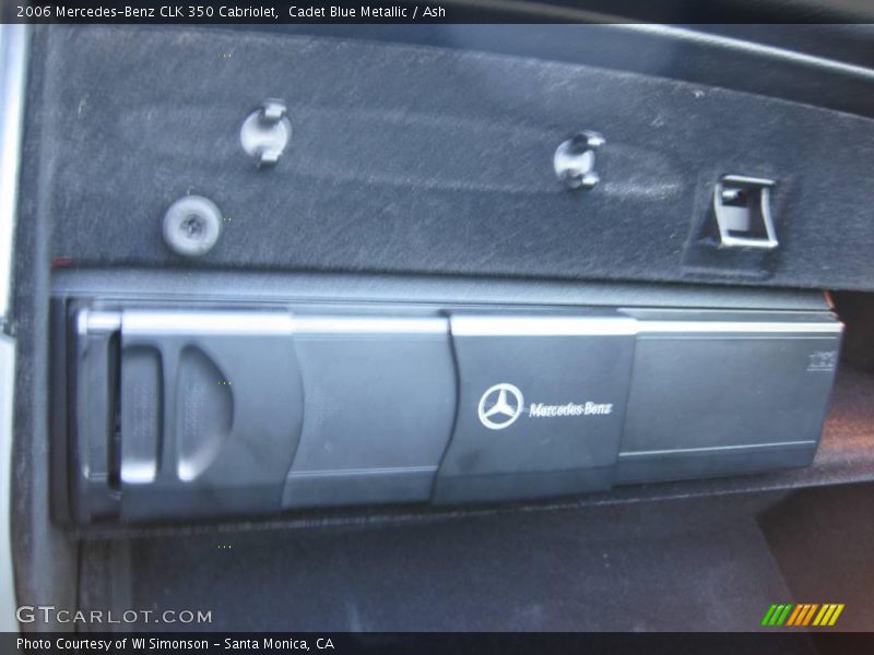 Cadet Blue Metallic / Ash 2006 Mercedes-Benz CLK 350 Cabriolet