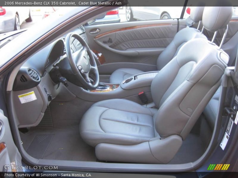 Cadet Blue Metallic / Ash 2006 Mercedes-Benz CLK 350 Cabriolet