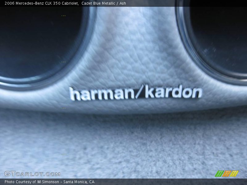 Cadet Blue Metallic / Ash 2006 Mercedes-Benz CLK 350 Cabriolet