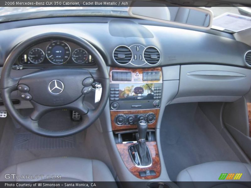Cadet Blue Metallic / Ash 2006 Mercedes-Benz CLK 350 Cabriolet