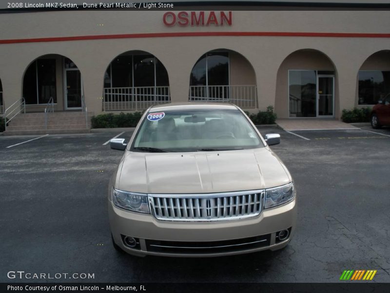 Dune Pearl Metallic / Light Stone 2008 Lincoln MKZ Sedan