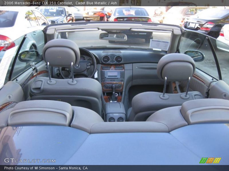 Cadet Blue Metallic / Ash 2006 Mercedes-Benz CLK 350 Cabriolet