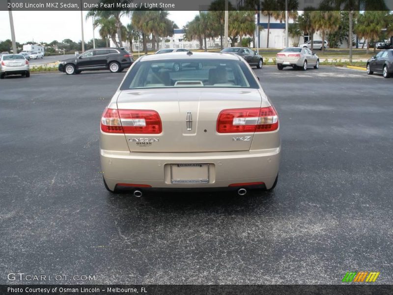 Dune Pearl Metallic / Light Stone 2008 Lincoln MKZ Sedan