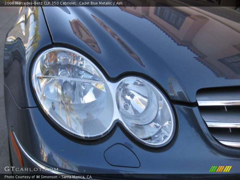 Cadet Blue Metallic / Ash 2006 Mercedes-Benz CLK 350 Cabriolet