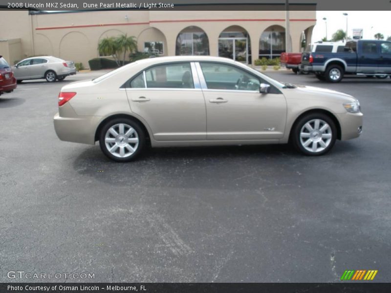 Dune Pearl Metallic / Light Stone 2008 Lincoln MKZ Sedan