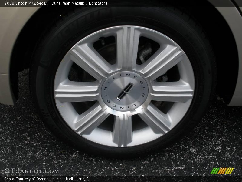 Dune Pearl Metallic / Light Stone 2008 Lincoln MKZ Sedan