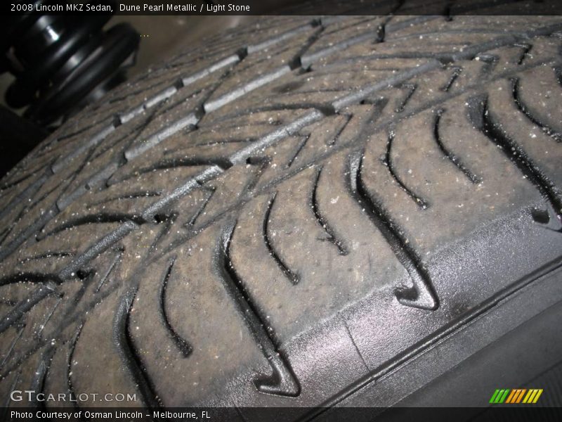 Dune Pearl Metallic / Light Stone 2008 Lincoln MKZ Sedan