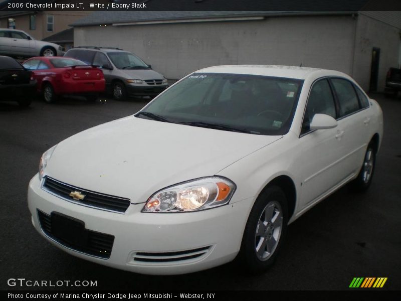 White / Ebony Black 2006 Chevrolet Impala LT