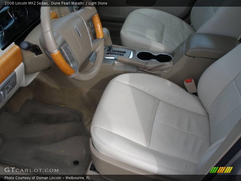 Dune Pearl Metallic / Light Stone 2008 Lincoln MKZ Sedan