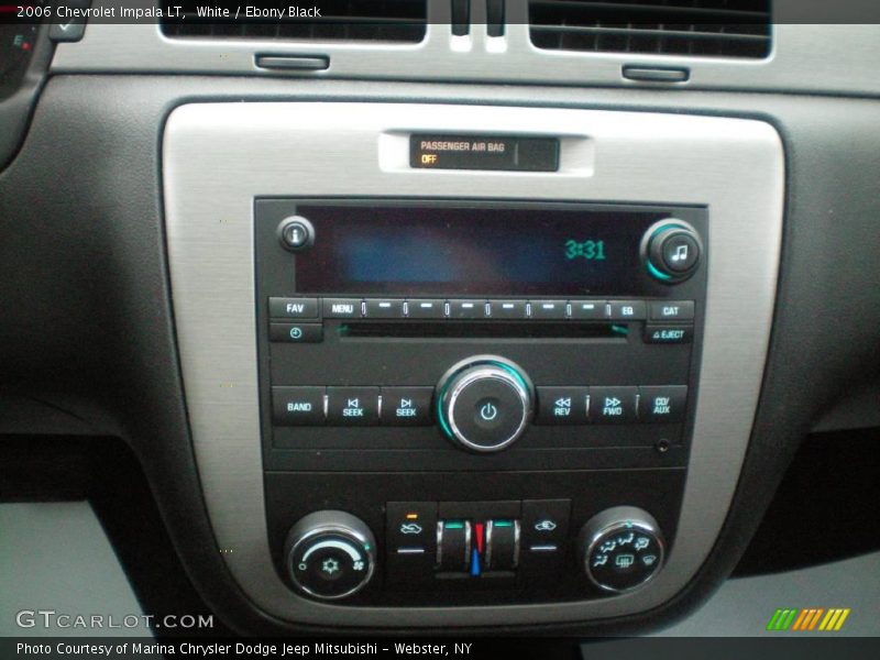 White / Ebony Black 2006 Chevrolet Impala LT
