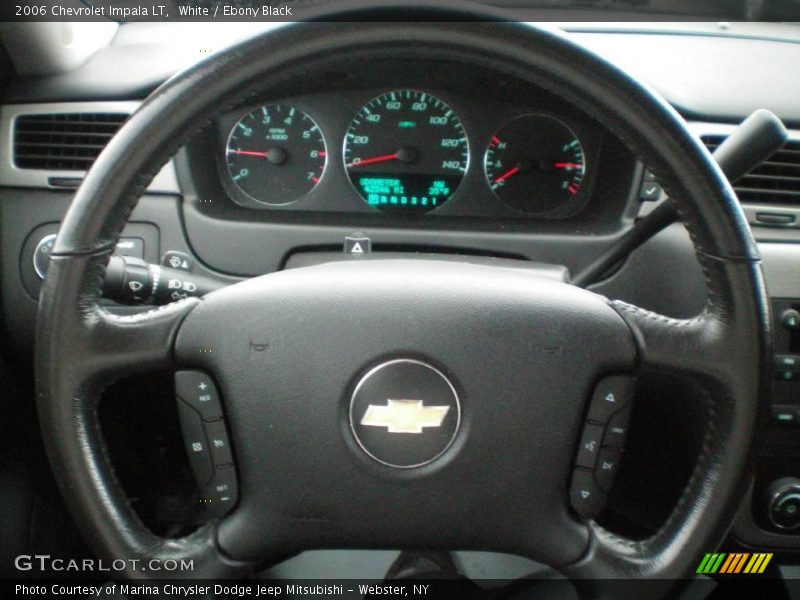 White / Ebony Black 2006 Chevrolet Impala LT