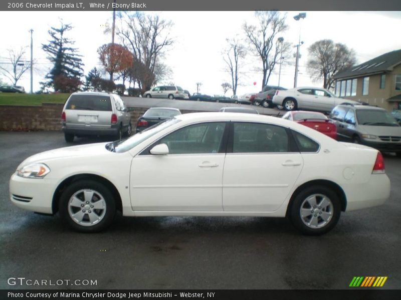 White / Ebony Black 2006 Chevrolet Impala LT