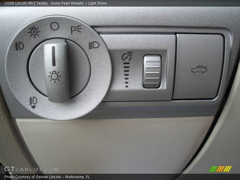 Dune Pearl Metallic / Light Stone 2008 Lincoln MKZ Sedan