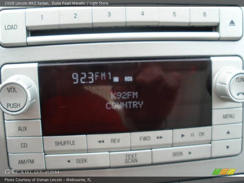 Dune Pearl Metallic / Light Stone 2008 Lincoln MKZ Sedan