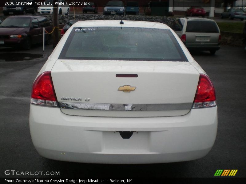 White / Ebony Black 2006 Chevrolet Impala LT