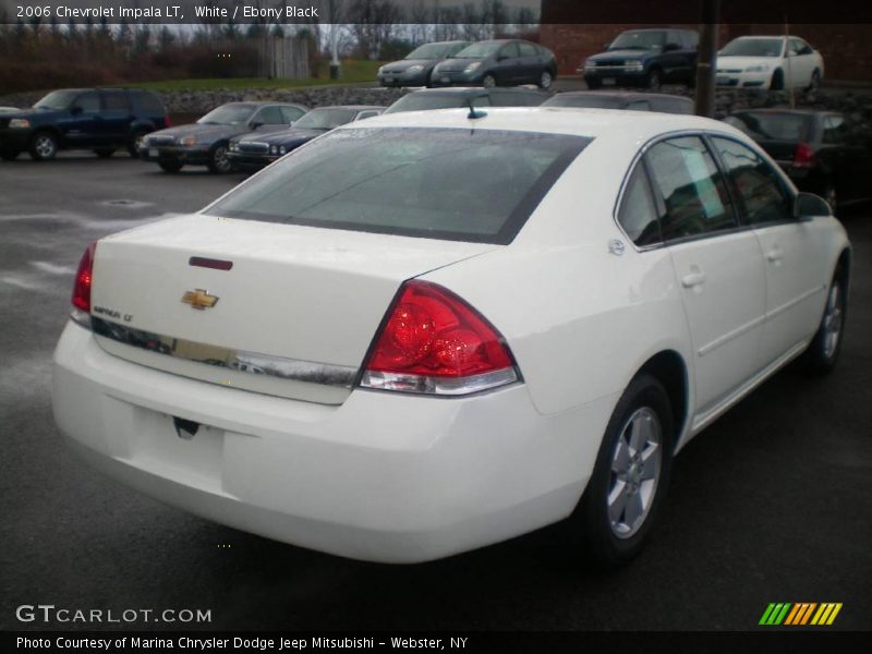 White / Ebony Black 2006 Chevrolet Impala LT