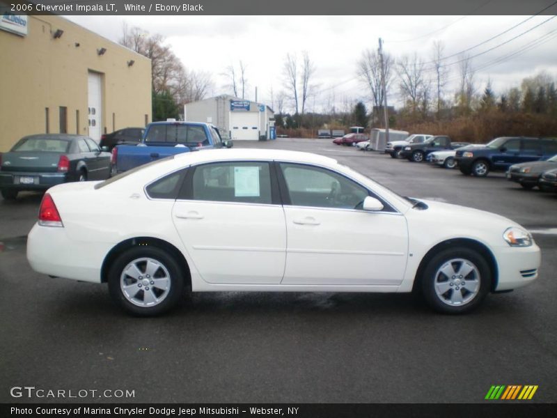 White / Ebony Black 2006 Chevrolet Impala LT