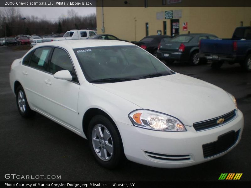 White / Ebony Black 2006 Chevrolet Impala LT