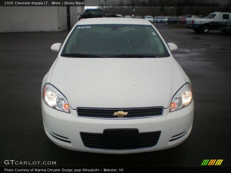 White / Ebony Black 2006 Chevrolet Impala LT