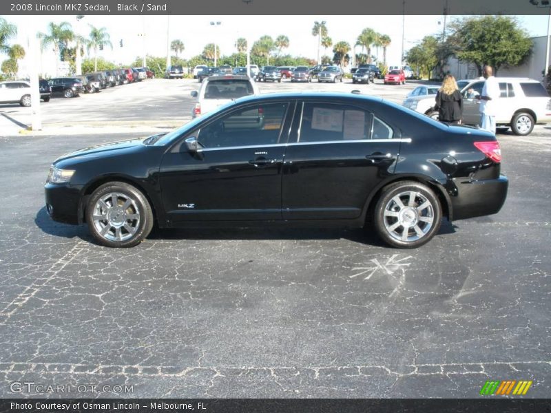 Black / Sand 2008 Lincoln MKZ Sedan