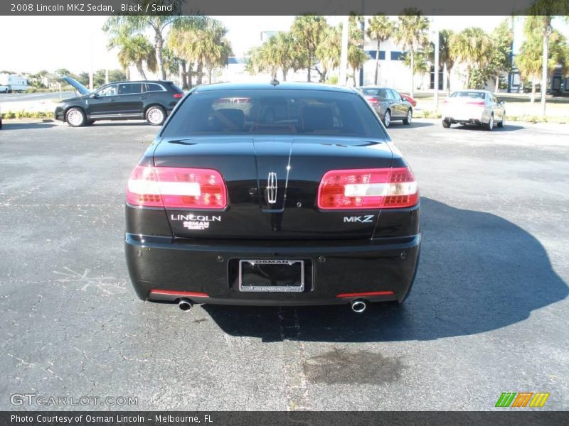 Black / Sand 2008 Lincoln MKZ Sedan