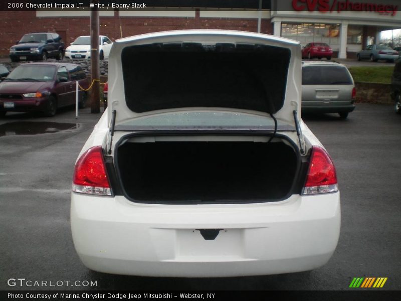 White / Ebony Black 2006 Chevrolet Impala LT