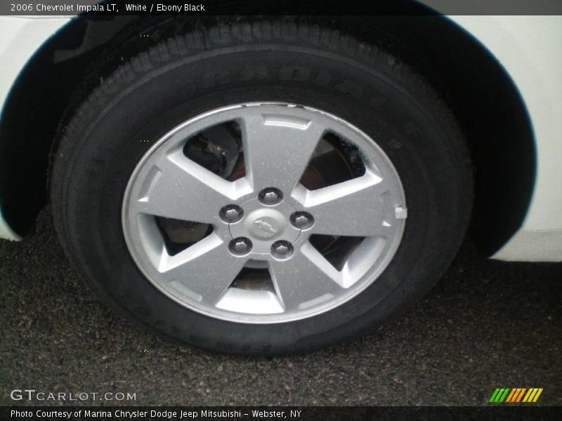 White / Ebony Black 2006 Chevrolet Impala LT