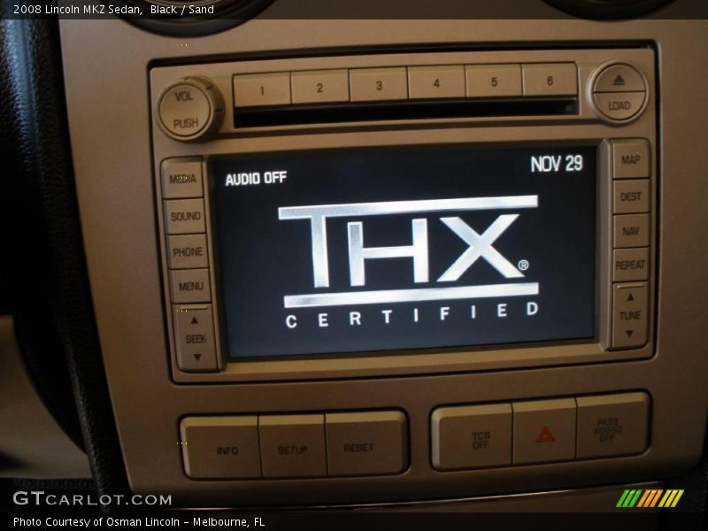Black / Sand 2008 Lincoln MKZ Sedan
