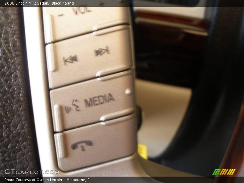 Black / Sand 2008 Lincoln MKZ Sedan