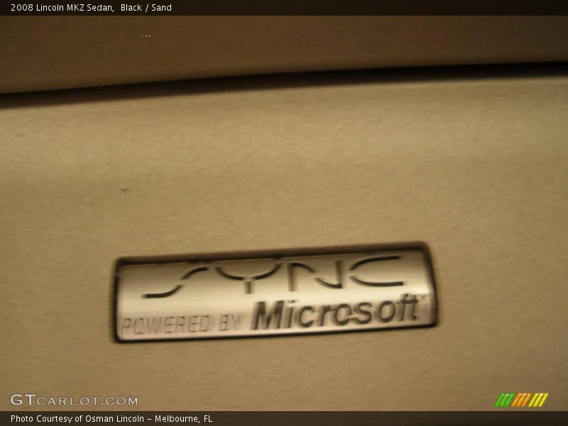 Black / Sand 2008 Lincoln MKZ Sedan