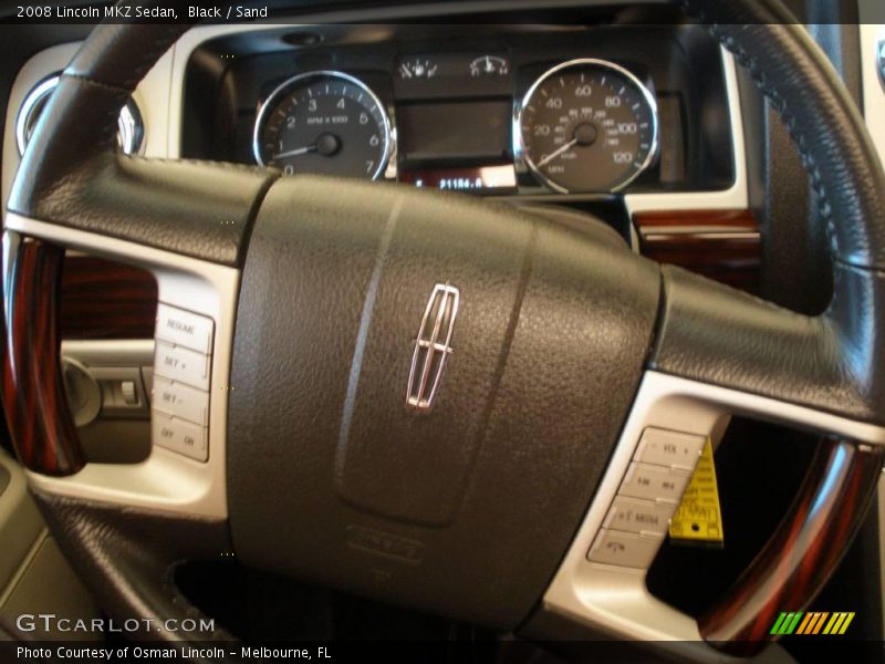 Black / Sand 2008 Lincoln MKZ Sedan