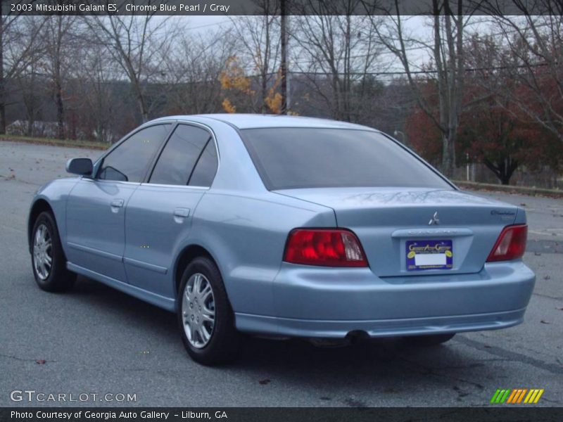 Chrome Blue Pearl / Gray 2003 Mitsubishi Galant ES