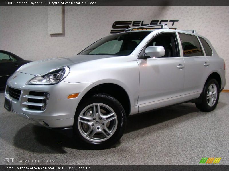 Crystal Silver Metallic / Black 2008 Porsche Cayenne S