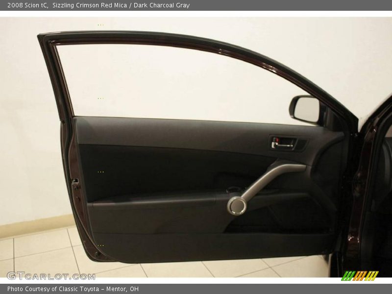 Sizzling Crimson Red Mica / Dark Charcoal Gray 2008 Scion tC