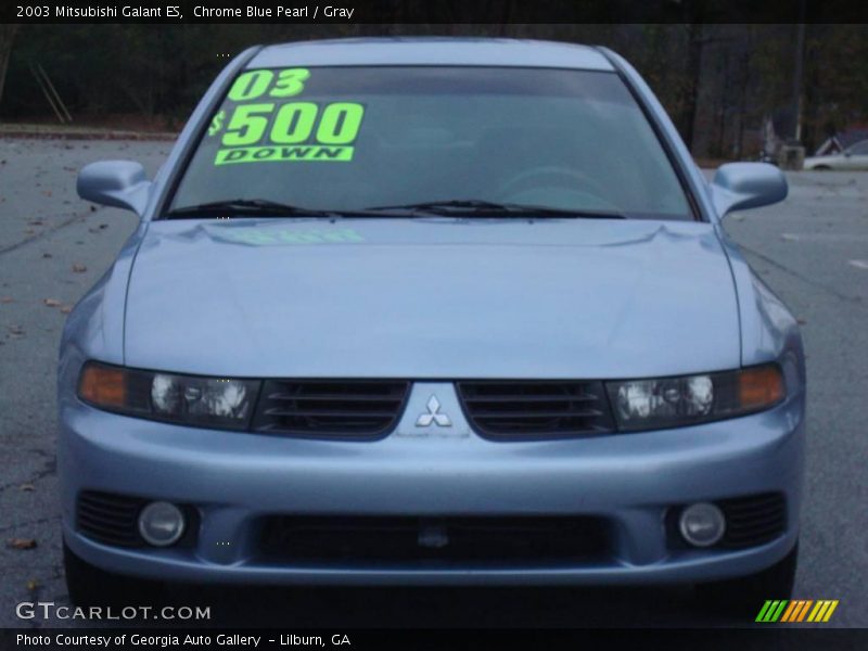 Chrome Blue Pearl / Gray 2003 Mitsubishi Galant ES