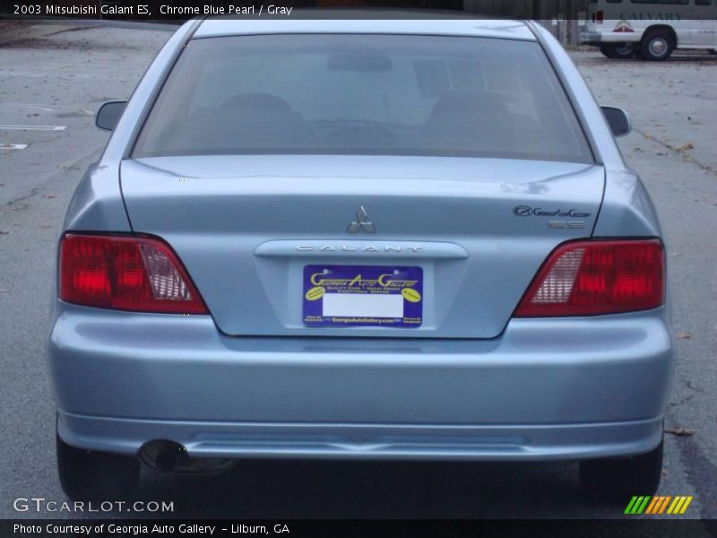 Chrome Blue Pearl / Gray 2003 Mitsubishi Galant ES