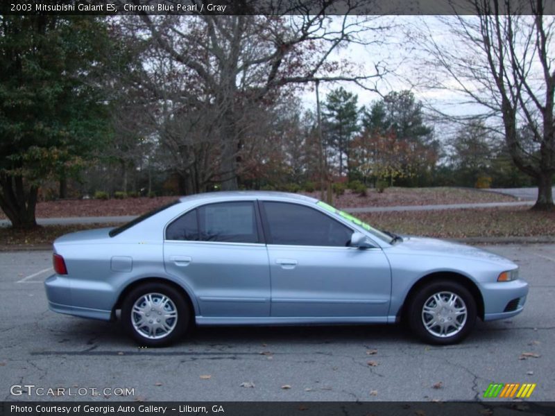 Chrome Blue Pearl / Gray 2003 Mitsubishi Galant ES