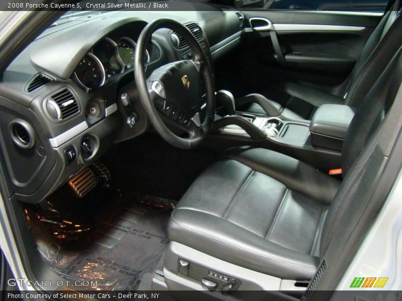 Crystal Silver Metallic / Black 2008 Porsche Cayenne S