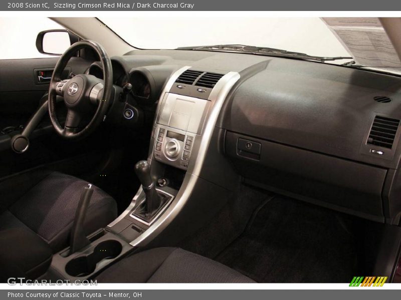 Sizzling Crimson Red Mica / Dark Charcoal Gray 2008 Scion tC