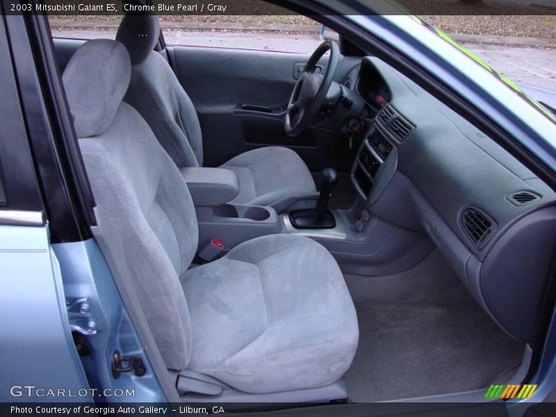 Chrome Blue Pearl / Gray 2003 Mitsubishi Galant ES