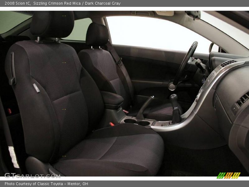 Sizzling Crimson Red Mica / Dark Charcoal Gray 2008 Scion tC