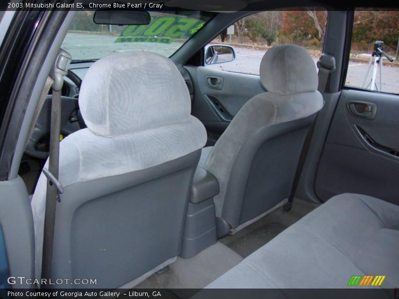 Chrome Blue Pearl / Gray 2003 Mitsubishi Galant ES