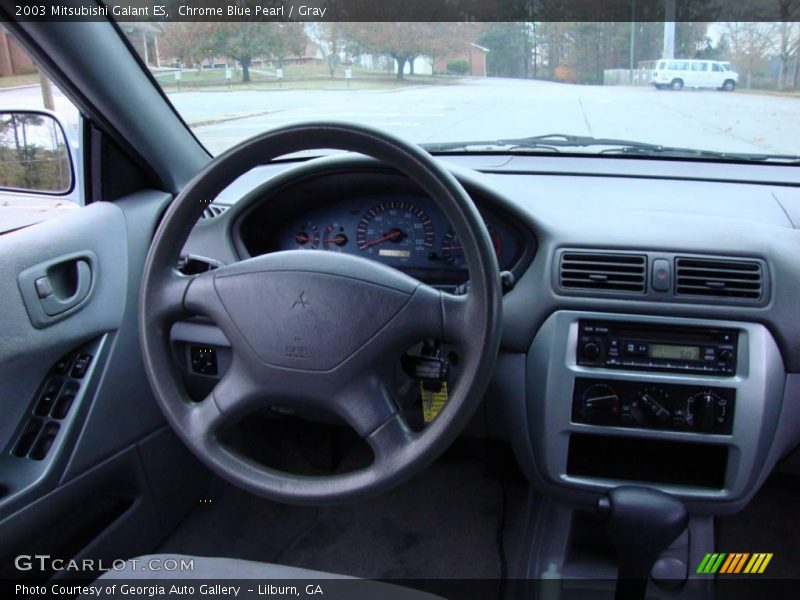 Chrome Blue Pearl / Gray 2003 Mitsubishi Galant ES