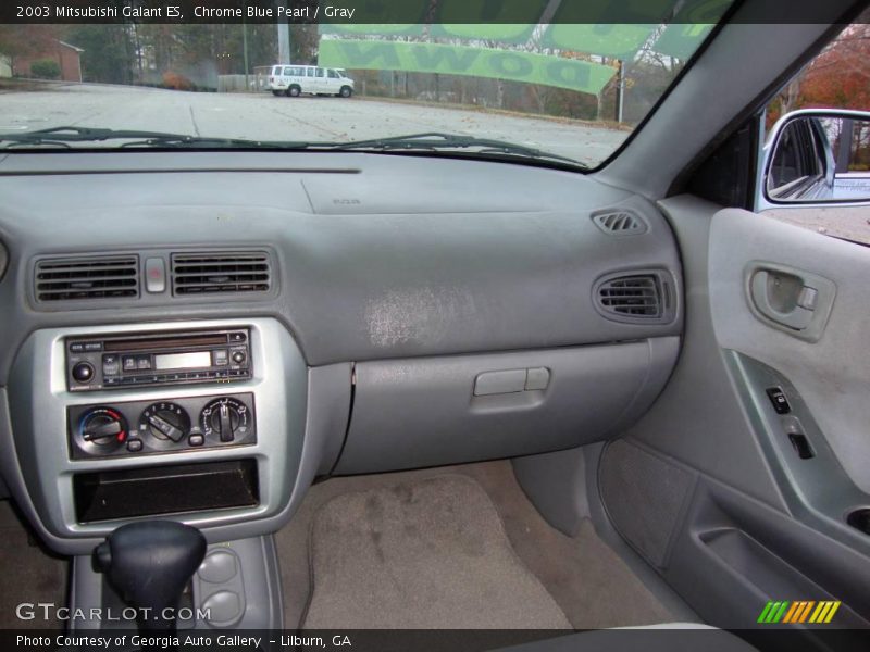 Chrome Blue Pearl / Gray 2003 Mitsubishi Galant ES
