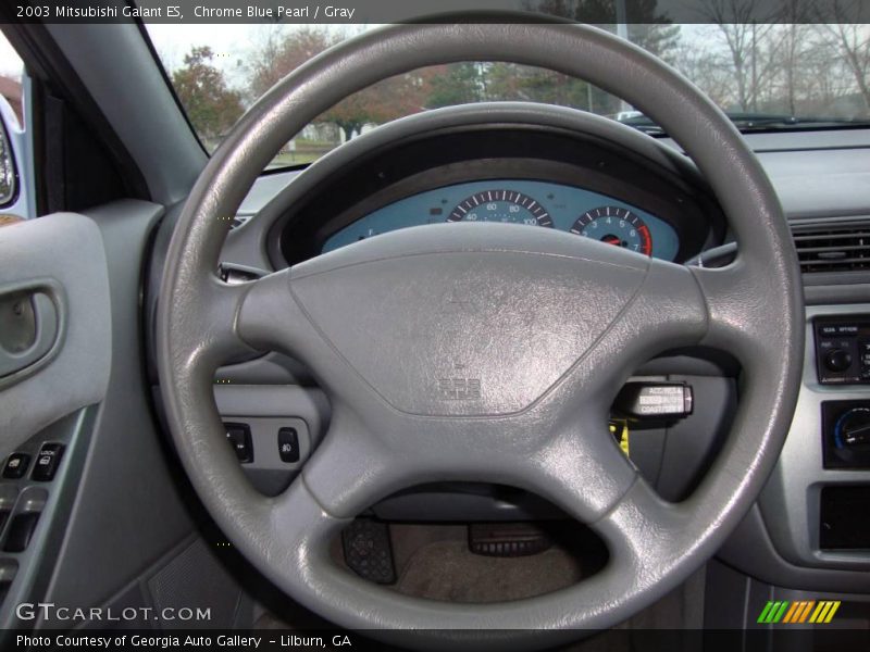 Chrome Blue Pearl / Gray 2003 Mitsubishi Galant ES