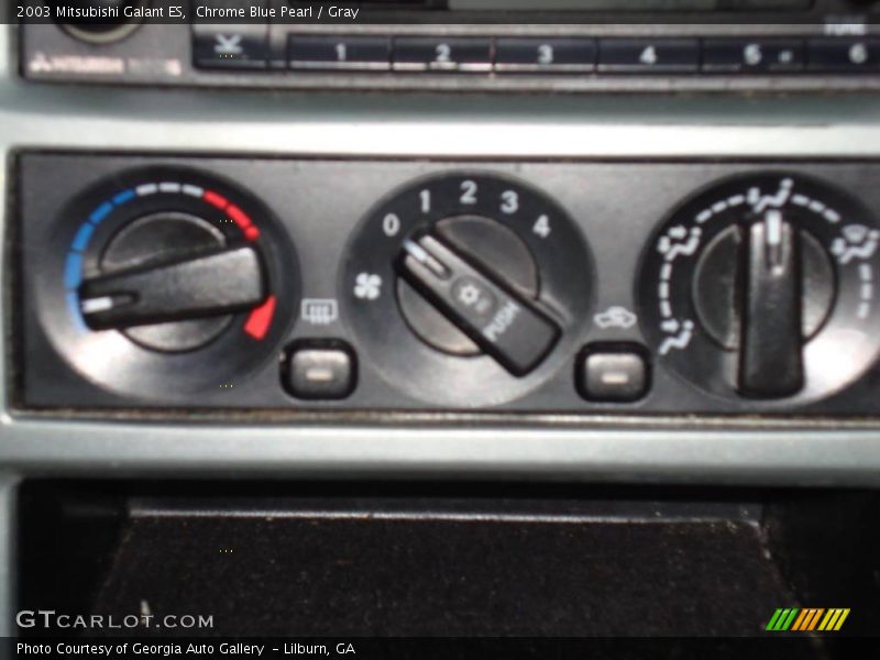 Chrome Blue Pearl / Gray 2003 Mitsubishi Galant ES
