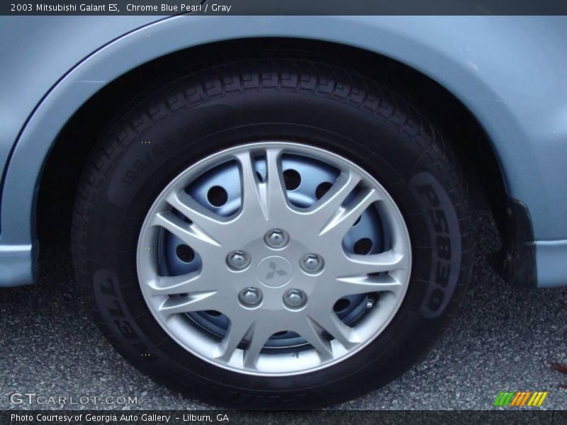 Chrome Blue Pearl / Gray 2003 Mitsubishi Galant ES